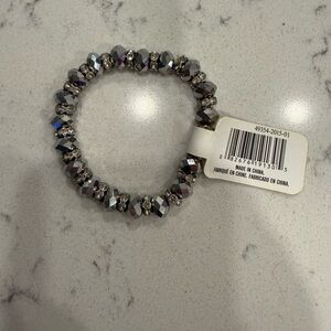 Elegant Silver Beaded Bracelet